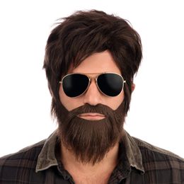 Vegas Feriegutt parykker brun