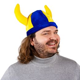 Bildspel - Vikingahjälm Blå/Gul