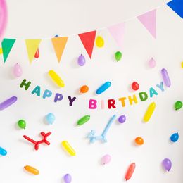 Bildspel - Vimpelgirlang Flerfärgad