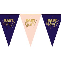 Vimpelgirlang i Papp Gender Reveal