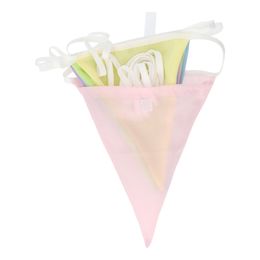 Bildspel - Vimpelgirlang i Tyg Dreamy Pastel