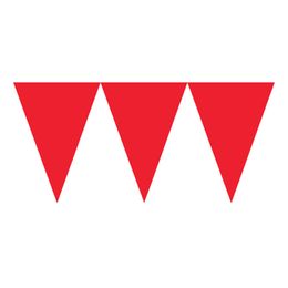 Vimpelgirlang Röd Lång