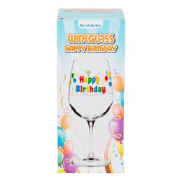 Diaesitys - Viinilasi Happy Birthday