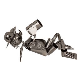 Bildspel - Vinhållare i Metall Drickande Man