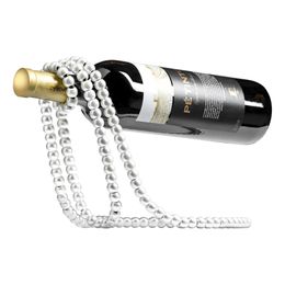 Vinhållare Pärlhalsband Vit