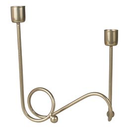 Kiemurainen Joulukynttilänjalka Metallia