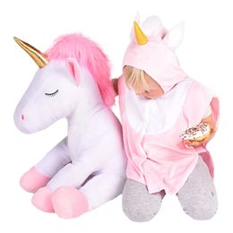 Lysbildefremvisning - Hvid Enhjørning Tøjdyr