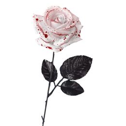 Hvid Rose med Blod