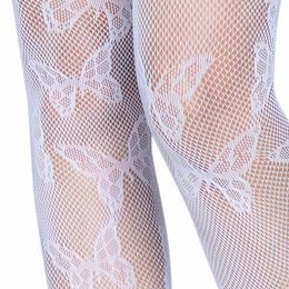 Diaesitys - Valkoiset Perhoset Sukkahousut Deluxe