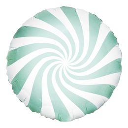 Hvid/Mint Folieballon Candy