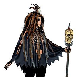 Bildspel - Poncho Voodoo Maskeraddräkt