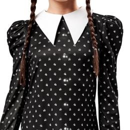 Lysbildefremvisning - Wednesday Skoleuniform Børnekostume