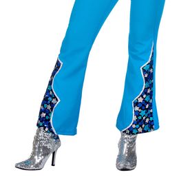 Bildspel - Western Blå Dam Maskeraddräkt