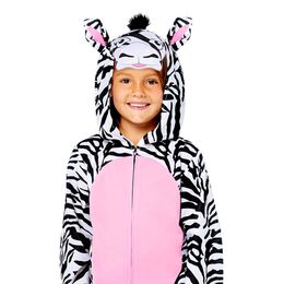 Bildspel - Zebra Onesie Barn Maskeraddräkt