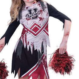 Lysbildefremvisning - Zombie Cheerleader Børnekostume