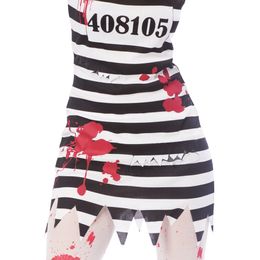 Bildspel - Zombie Fånge Dam Maskeraddräkt