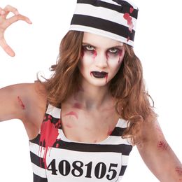 Bildspel - Zombie Fånge Dam Maskeraddräkt