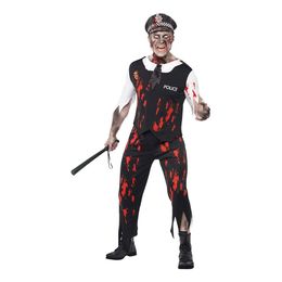 Zombie Polis Maskeraddräkt