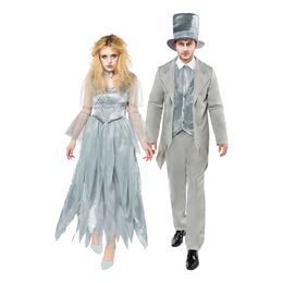 Bildspel - Zombie Spökbrud Maskeraddräkt