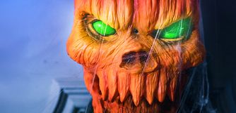 Utendørsdekorasjoner til Halloween