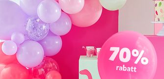 festdekoration 70% rabatt