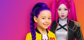 K-pop demon hunter kostymer