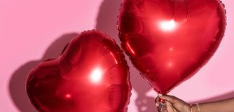 alla hjärtans dag ballonger