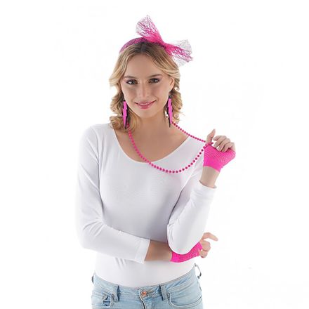 80-tals Neonkit Rosa | Partykungen