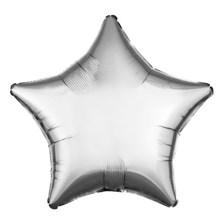 Folieballong glitter Stjärna med helium 46cm