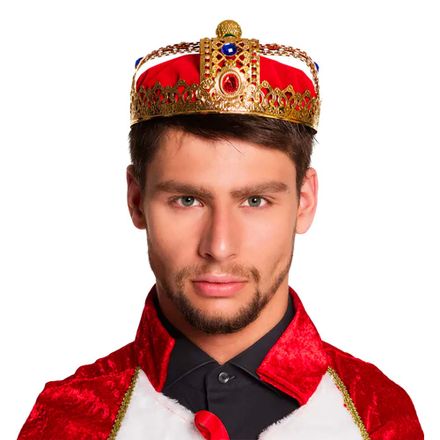Lyxig Kungakrona i Tyg