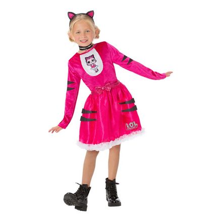 L.O.L Surprise Countess Kitty Costume Child Pink