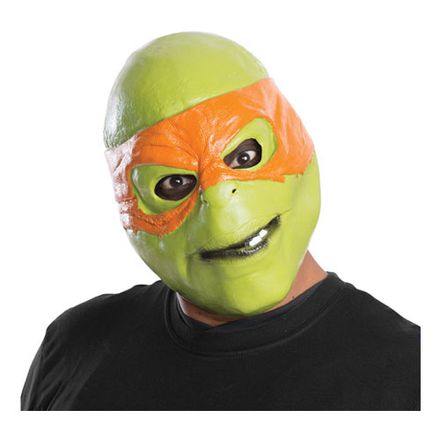 Michelangelo Teenage Mutant Ninja Turtles Official Single Card Party Face Mask 