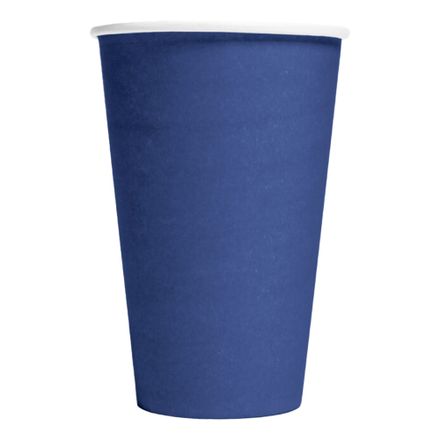 Pappersmuggar Mörkblå 14-pack 266ml