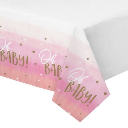 Plastduk Oh Baby Girl Rosa Partyking 