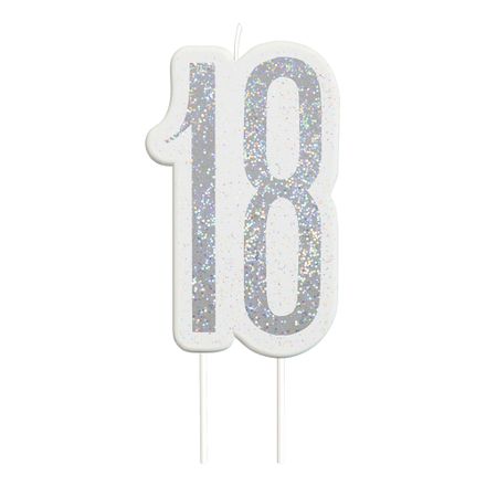 Lagkagelys Sort/Hvid 18 år | Partyking