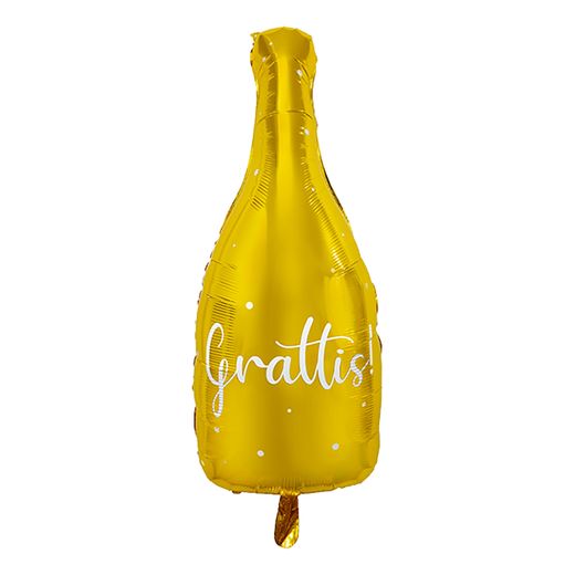 Folieballong Champagne celebrate guld