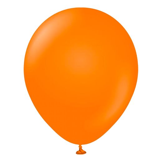 Latexballonger Konfetti Svart & orange 6-pack main image 1