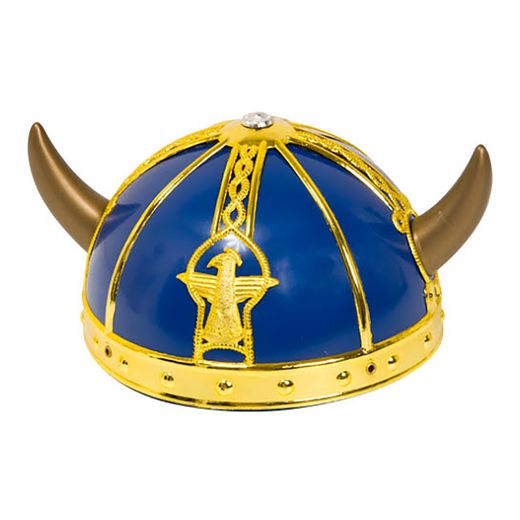 viking hatt med röda flätor