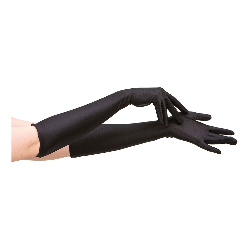 Black long gloves