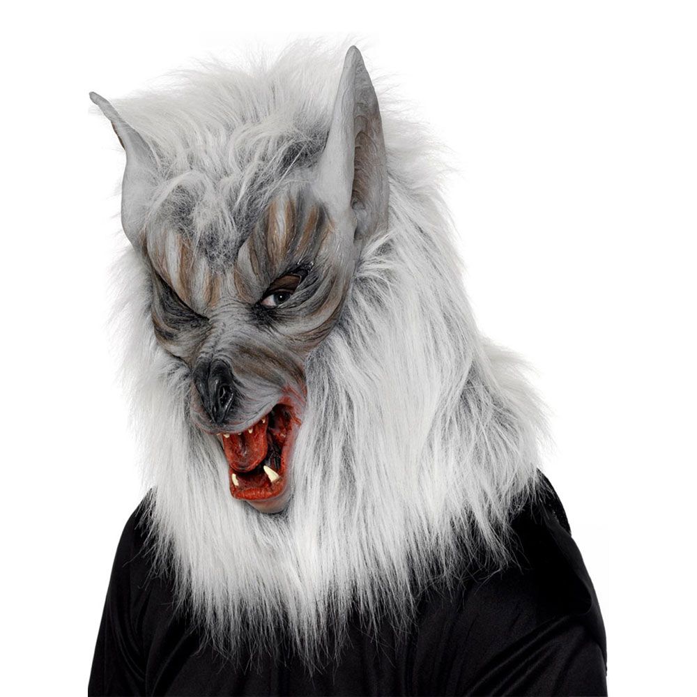 Wolf Mask with Fur