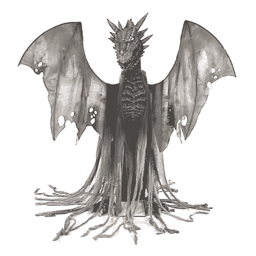 Gigantisk Vinterdrake med Ljud & Ljus Prop