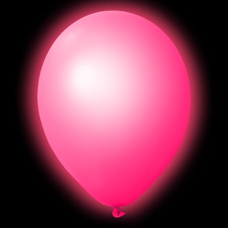 LED-Ballonger Rosa