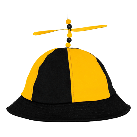 Propellerhatt Svart/Gul