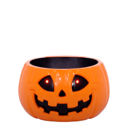 Skål Pumpa med Skeletthand Ljud & Ljus