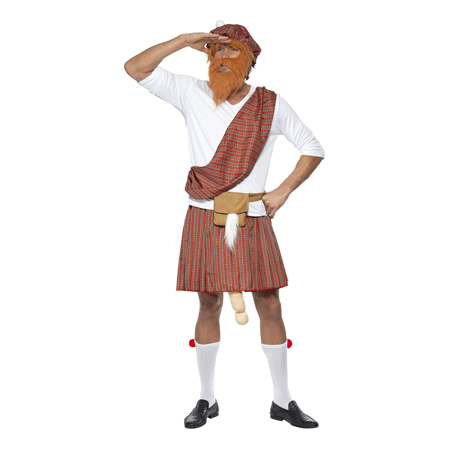 Välhängd Skotte Maskeraddräkt