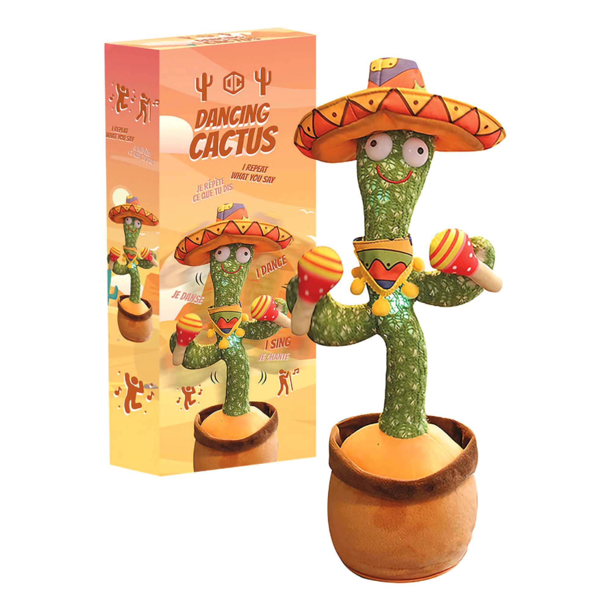 Dansande kaktus med sombrero